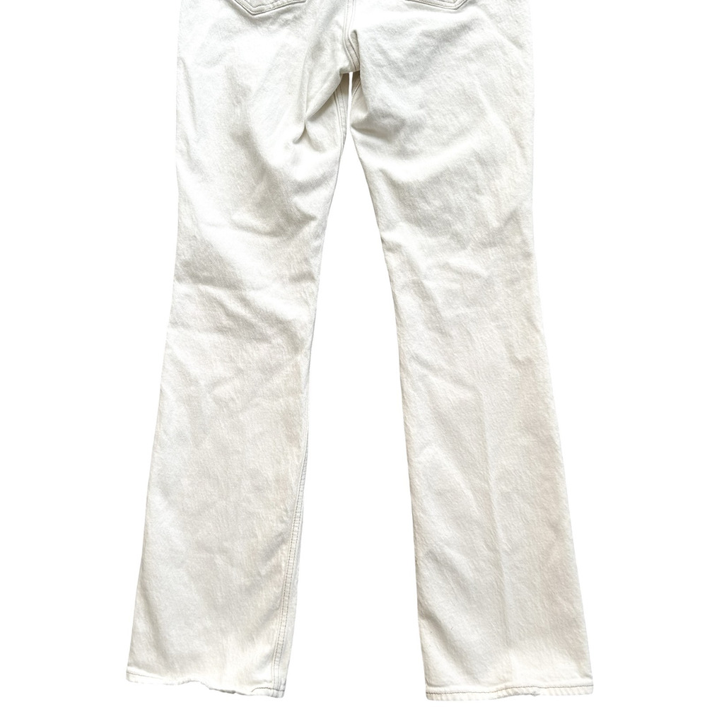 Abercrombie & Fitch Jeans 28 / 6L Ivory 70s Vintage Flare Ultra‎ High Rise (13) - Picture 6 of 11